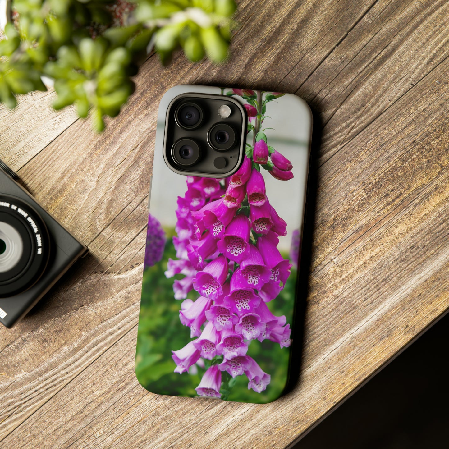 Foxglove Flower Photography Tough Cases | iPhone, Pixel, Galaxy Phone Cases