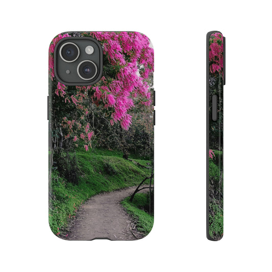 Scenic Path Phone Case | Floral Photography Phone Case | iPhone | Pixel | Samsung