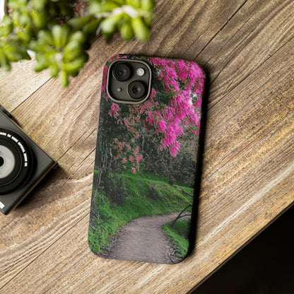 Scenic Path Phone Case | Floral Photography Phone Case | iPhone | Pixel | Samsung