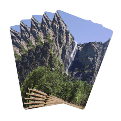 Yosemite Waterfall Photography Playing Cards