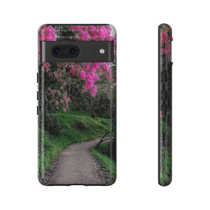 Scenic Path Phone Case | Floral Photography Phone Case | iPhone | Pixel | Samsung