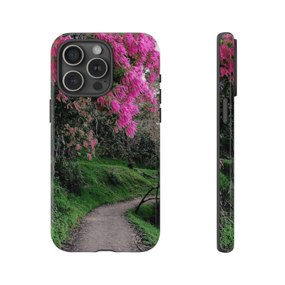 Scenic Path Phone Case | Floral Photography Phone Case | iPhone | Pixel | Samsung