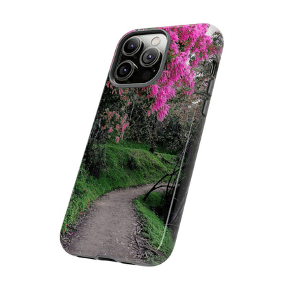 Scenic Path Phone Case | Floral Photography Phone Case | iPhone | Pixel | Samsung