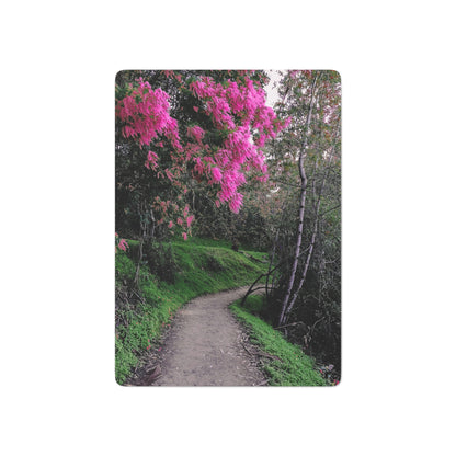 Scenic Path Playing Cards | Floral Card Deck | Nature Photography Cards