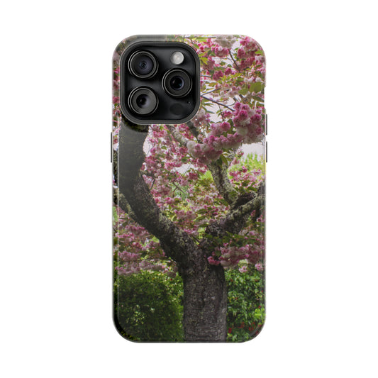 Japanese Cherry Casestry MagSafe Tough Cases | Floral Photography Phone Case for iPhone 15 | 14 | 13