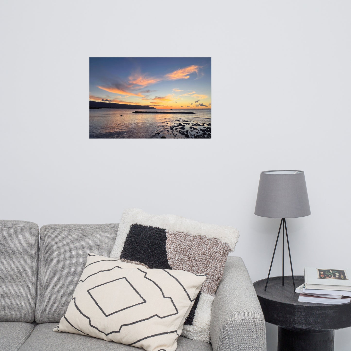 Hawaii Sunset Matte Poster | O'ahu Photography Print