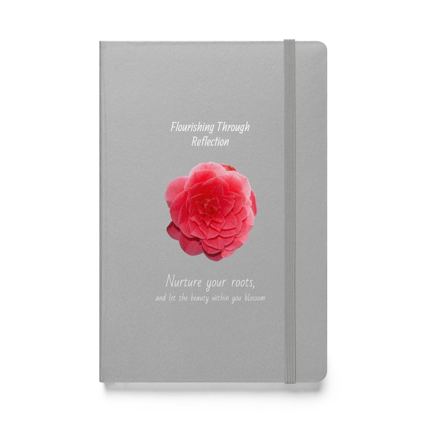 Personal Hardcover Journal | Red Camellia | 80 Page Notebook